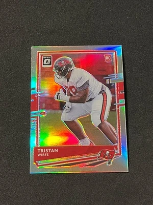 2020 Panini Donruss Optic Football Tristan Wirfs Rookie Holo Prizm #129 - Image 1 of 2