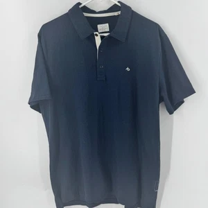 Rag Bone Standard Issue Navy Blue Polo Shirt Men XL Classic Logo - Picture 1 of 8