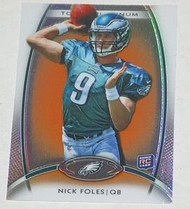 2012 Topps Platinum Football ORANGE Refractors #103 - Nick Foles (RC) * Eagles - Picture 1 of 2