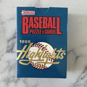 1986 Donruss HIGHLIGHTS Factory SEALED Set BO JACKSON ROOKIE 56 Baseball CARDS - Picture 1 of 5