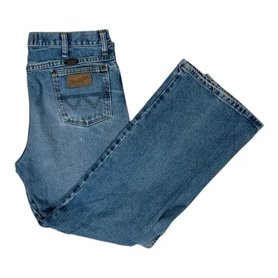 Винтажные мужские джинсы Wrangler George Strait 36x32 ковбойского покроя 90-е - Изображение 1 из 4