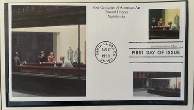 First Day Issue 1998 - Four Centuries of American Art - Edward Hopper Stamp - Image 1 of 2