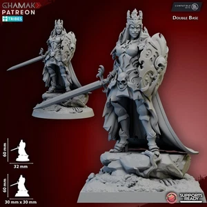 The Crimson Countess +socle de 25mm carree - Picture 1 of 1