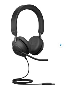Jabra Evolve2 40 over Ear Stereo Kopfhörer (MS Teams, USB-A) Noise-Cancelling - Photo 1/10