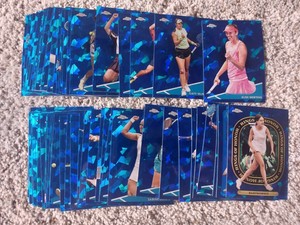 2021 Topps Chrome Sapphire Tennis Base 1-100 Inserts Pick Your Card List