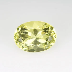 1.68 Ct Best Perfect Oval 8.9 x 6.5 MM 100% Natural Yellow Brazil Othoclase !!! - Picture 1 of 5