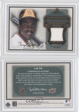 2009 SP Legendary Cuts Memorabilia Olive Green /125 Tony Gwynn #LM-TG HOF