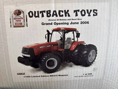 ERTL Case IH 1:16 Ltd Edition MX210 Magnum Red Tractor 1 Of 500 Outback Toys NEW - Image 1 of 4