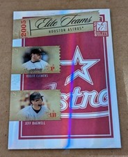 2005 Elite Elite Teams Red #ET-3 Craig Biggio Berkman Clemens Jeff Bagwell #/500