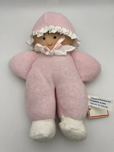 Stephan Enterprises Inc Plush First Baby Doll Terry Cloth Rattle Lovey Soft NWT - Picture 1 of 8