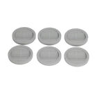 6Pcs Rubber Furniture Pads Stoppers Floor Protector For Office Chair Cabinet New