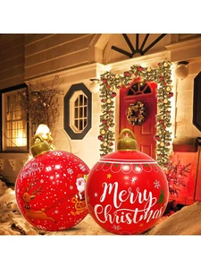 LookTimeLife Christmas Ball Outdoor Decorations Extra Large PVC Balls - Picture 1 of 20