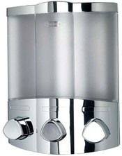 Croydex Dispenser di sapone EURO CROMATO, facile da installare Parete Pompa Erogatore