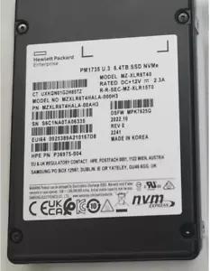HPE Samsung 6.4TB SSD PM1735 2.5" U.3 MZ-XLR6T40 MZXLR6T4HALA-000H3 MPK7625Q NUEVO - Imagen 1 de 1