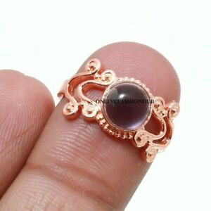 Amethyst Gemstone 925 Copper Plated Glorious Ring Fashion Jewelry TLR-CR69
