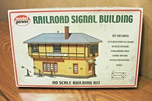MODEL POWER RAILROAD SIGNAL BUILDING HO SCALE BUILDING KIT - Bild 1 von 2