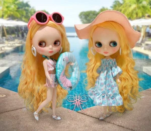 In magazzino ora! Neo Blythe Doll Fani Flamingo Takara Tomy bambola limitata - Foto 1 di 5