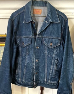Vintage 1970-80er LEVI'S Red Tag Denim Trucker Jacke Gr. 40 TOP ZUSTAND.! - Bild 1 von 8