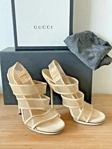 GUCCI Mesh und Wildleder Stiletto Pumps Gr. 39 - Bild 1 von 8