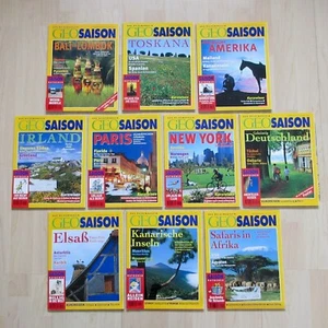 Das Reisemagazin GEO Saison Januar - Dezember 1996, kompletter Jahrgang 10 Hefte - Bild 1 von 12