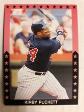 1990 BASEBALLS HOTTEST HITTERS NO# MINNESOTA TWINS KIRBY PUCKETT NM/MT 01588