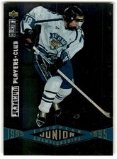 1995-96 Collector's Choice Player's Club Platinum EJC Sami Salonen #328 Finland