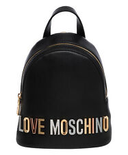 Love Moschino backpack women JC4305PP0IKN0000 Black lined interior swarovski