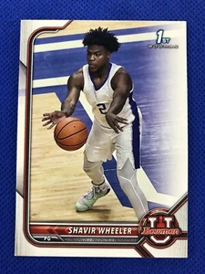 2021-22 #46 Shavir Wheeler Bowman University Basketball 1st - Picture 1 of 2