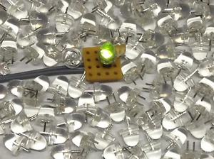 10 Stück L63GC-DC2 Kingbright LED 2,3V / 30mA grün 2-Pin (M6402) - Picture 1 of 5