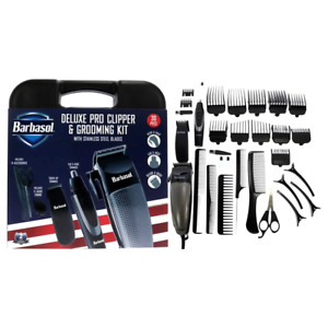 Deluxe Pro-Clipper and Grooming Kit by Barbasol for Men - 30 Pc Clipper