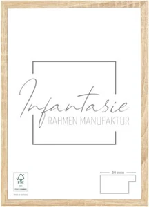 Bilderrahmen Eiche Sonoma Infantasie 'N°2' nach Maß Holz Modern eckig  - Bild 1 von 8