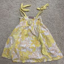 Jelly the Pug Yellow Floral Dress 2 2T Girls