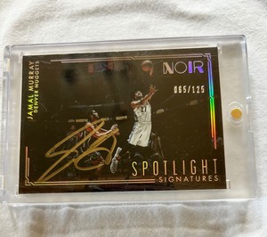 2016 Noir Jamal Murray Spotlight Signatures Rookie Auto 065/125