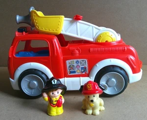 Fisher Price Little People Pumper Feuerwehrauto sprechend mit Licht Geräusche (Batterie) - Bild 1 von 24