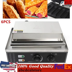 Electric Waffle Baker Taiyaki Maker Machine Non-stick Commercial/Household 1.5KW - Picture 1 of 17