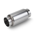 3" Inlet Exhaust Resonator, 3" Inlet/Outlet 9" Overall Length Exhaust