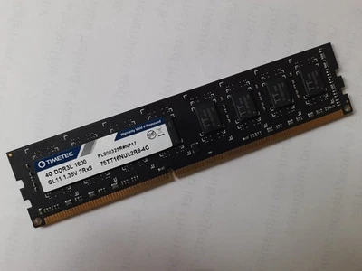 TIMETEC 4 gb DDR3 1600MHz PC3 memory ram desktop - Image 1 of 3