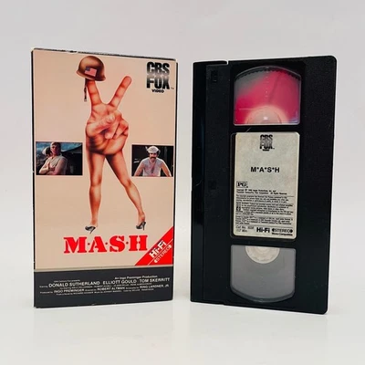 MASH M*A*S*H (VHS Tape CBS FOX Video, 1969) OOP RARE in very good shape Foto 1 de 4