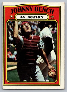 1972 Topps #434 Johnny Bench In Action - Bild 1 von 3
