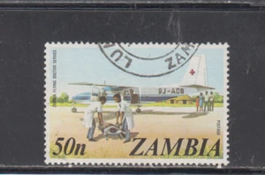 ZAMBIA : 1975 - USED - SCOTT # 146 AVIATION - Picture 1 of 1
