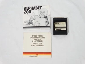Alphabet Zoo Spinnaker Commodore 64 Game Cartridge W/ Manual Tested & Working - Picture 1 of 5