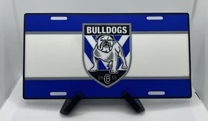 NRL Inspired Licence Plate - Canterbury-Bankstown Bulldogs - Picture 1 of 1