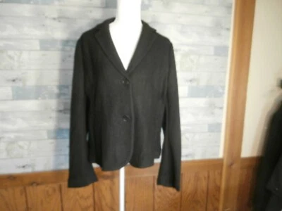 Blazer Talbots Negro 2 Botones - Talla 14 - Nuevo con Etiquetas - Nuevo con Etiquetas - D26 Foto 1 de 4