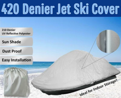 Jet Ski Cover for Polaris Genesis 1999 2000 2001 2002 Watercraft PWC Storage - Image 1 of 4