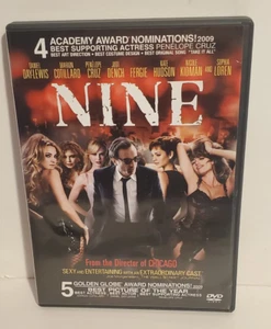 NINE DVD FILM MOVIE DANIEL DAY LEWIS FERGIE PENELOPE CRUZ KATE HUDSON KIDMAN - Imagen 1 de 2