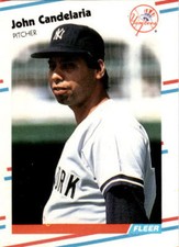 1988 Fleer Update  #U-46 John Candelaria   New York Yankees