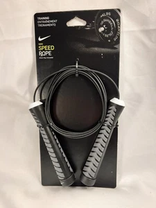 Nike Speed Rope for Training 9 ft. Rope Adjustable Black & White NEW! - Picture 1 of 1