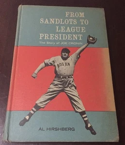 Von Sandlots zum Präsidenten der Liga 1962 Bibliothek Hardcove Buch Joe Cronin - Bild 1 von 2