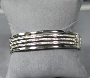 Bracciale donna in acciaio rigido / schiava - Foto 1 di 2