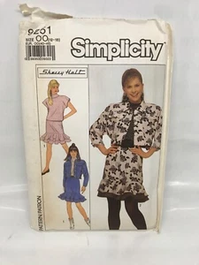 Simplicity 9251 Sherry Holt Misses 12-18 Sewing Pattern Skirt Cropped Jacket Top - Picture 1 of 2
